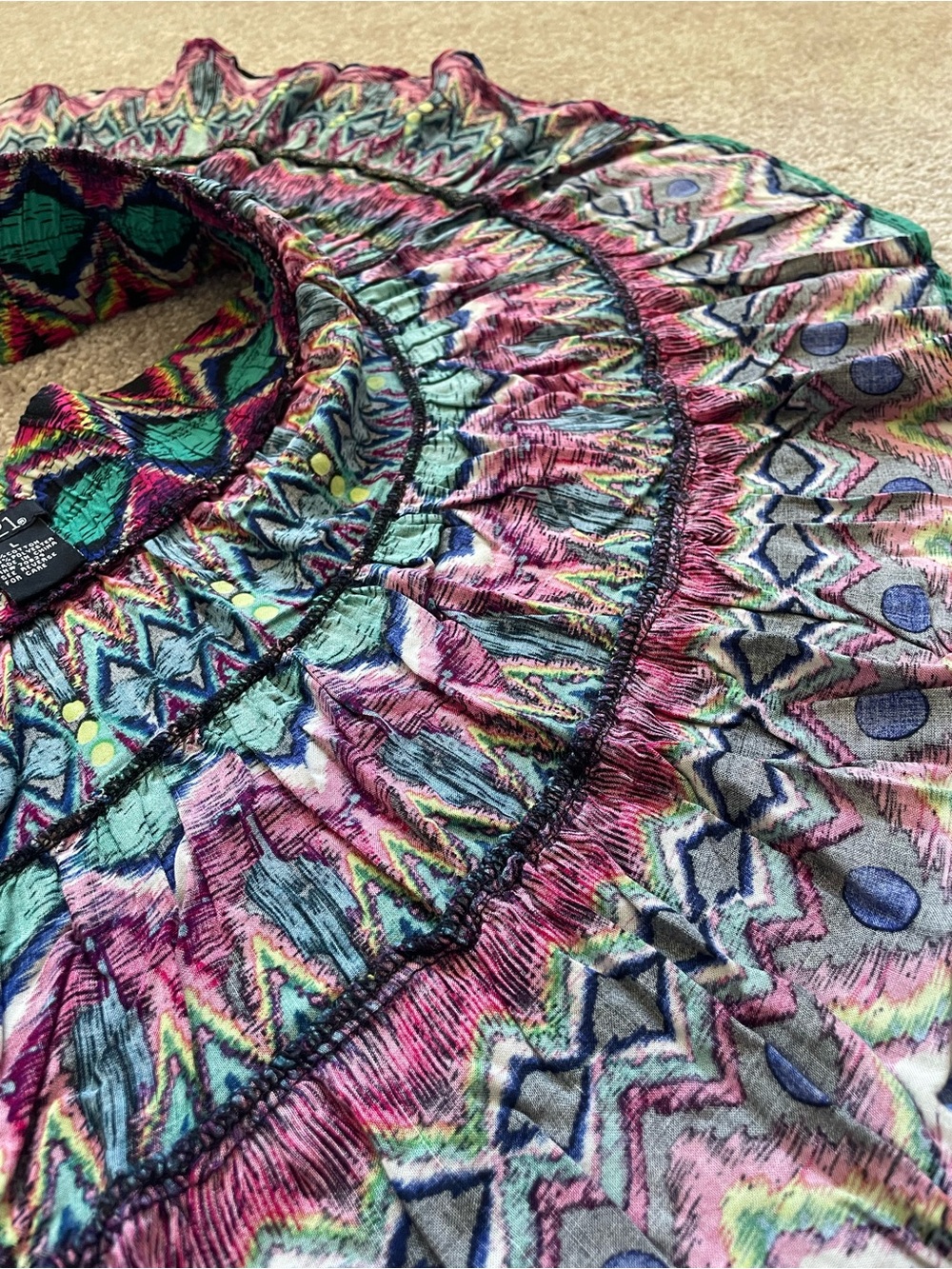💗 Multi Colored Ruffle Skirt - Picture 10 of 16